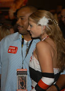 Aurora Snow and Fan at Adultcon8