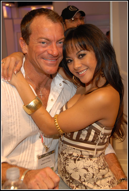Kaylani Lei and Randy Spears at the 2008 Adult Entertainment Expo