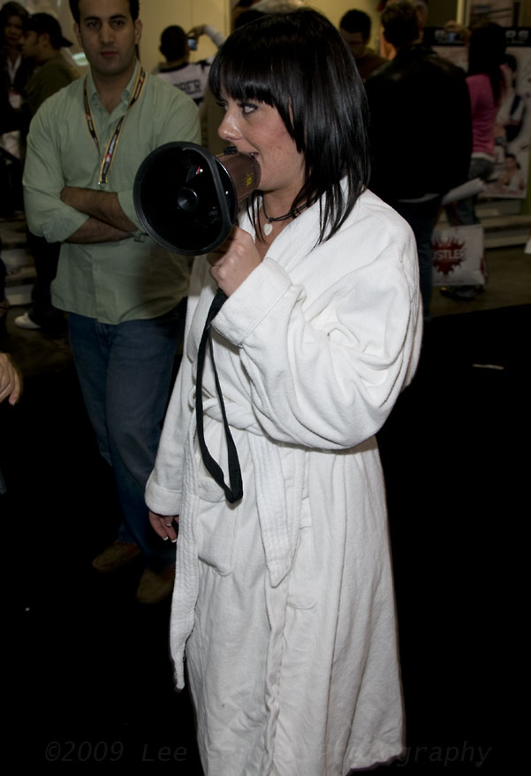 Who Gave Penny Flame A Bull Horn? at 2009 AVN Adult Entertainment Expo Day 3