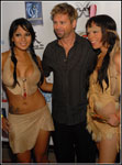 Gianna Lynn, Jeff Mullens and Aarielle Alexis at Heaven and Hell Halloween Bash '07