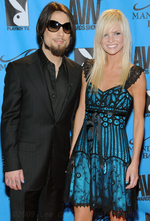 David Navarro and Lindsey at 2009 AVN Adult Movie Awards