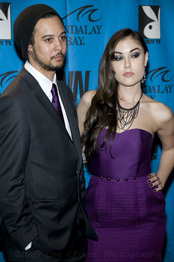 Sasha Grey and Guest at 2009 AVN Adult Movie Awards