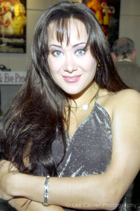 Asia Carrera at the 1998 Consumer Electronics Show