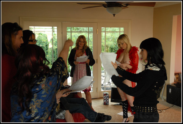 Nicki Coordinates the Big Fight Scene on the set of Desperate Wives 3 for SexZ Pictures