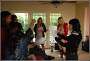 Nicki Goes through the Group scene with the Cast on the set of Desperate Wives 3 for SexZ Pictures